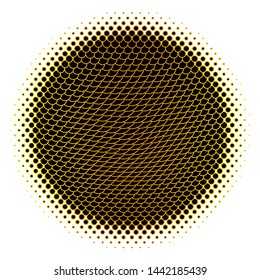 Dark Yellow vector background with circles. Glitter abstract illustration with colorful drops. Pattern for wallpapers, curtains.