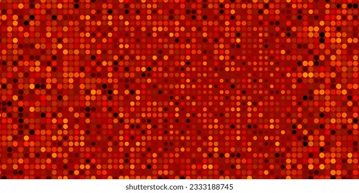 Dark Yellow vector background with circles. Glitter abstract illustration with colorful drops. Pattern for websites, landing pages.