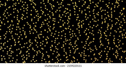 Dark Yellow vector background with colorful stars. Colorful illustration in abstract style with gradient stars. Design for your business promotion.