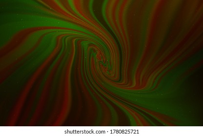 Dunkelgelber Vektorhintergrund mit Galaxienstern. Abstrakte Illustration mit bunten kosmischen Sternen. Das beste Design für Ihre Anzeige, Ihr Poster, Ihr Banner.