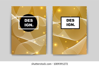 Dark Yellow vector banner for websites. Beautiful colored sample in A4 size. Pattern for ads, leaflets, labels of your business.