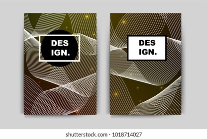 Dark Yellow vector banner for websites. Glitter abstract design concept with text box. New design for a poster, banner of your website.