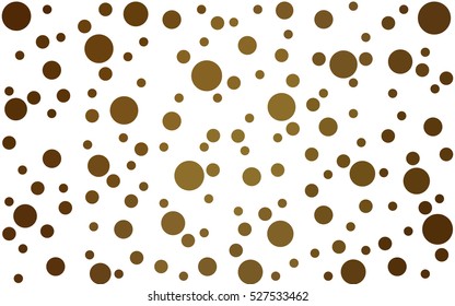 Dark Yellow Vector banners set of circles, spheres. Abstract Circles. Art Vector Background.