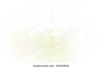 Dark Yellow vector banners set of circles, spheres. Abstract spots. Art Background of bubbles in halftone style with colored gradient.