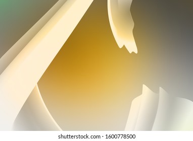 Dark Yellow vector blurred background. Abstract colorful illustration with gradient. New design for your business.