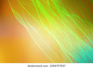 Dark Yellow vector blurred background. Colorful illustration in abstract style with gradient. New design for your business.