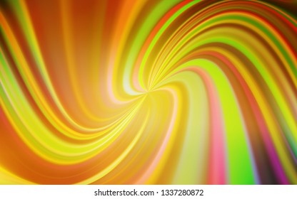 Dark Yellow vector blurred bright texture. A completely new colored illustration in blur style. Completely new design for your business.