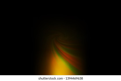 Dark Yellow vector blurred bright template. A completely new colored illustration in blur style. Background for a cell phone.