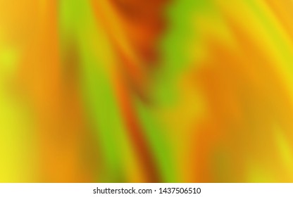 Dark Yellow vector blurred bright template. Modern abstract illustration with gradient. Completely new design for your business.