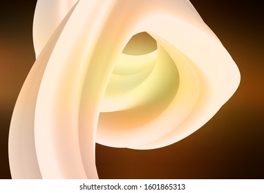 Dark Yellow vector blurred bright pattern. Colorful illustration in abstract style with gradient. Completely new design for your business.