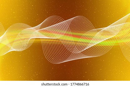 El vector amarillo oscuro borra la plantilla brillante. Ilustración de colores brillantes de estilo inteligente. Fondo para un teléfono móvil.