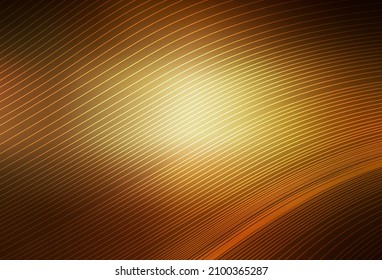 El vector amarillo oscuro difuminó el patrón brillante. Nueva ilustración coloreada en estilo borroso con gradiente. Nueva forma de tu diseño.