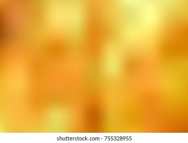 Dark Yellow vector blurred bright pattern. A completely new color illustration in a vague style. The textured pattern can be used for background.