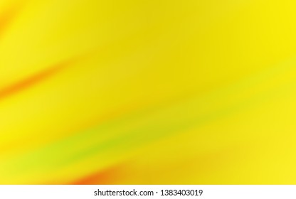 Dark Yellow vector blurred and colored pattern. Abstract colorful illustration with gradient. Blurred design for your web site.