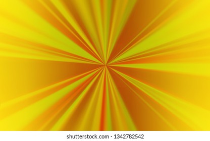 Dark Yellow vector blurred pattern. Abstract colorful illustration with gradient. Background for designs.
