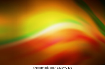 Dark Yellow vector blurred pattern. Modern abstract illustration with gradient. New way of your design.