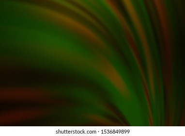 Dark Yellow vector blurred pattern. A completely new colored illustration in blur style. New design for your business.