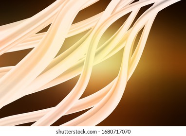 Dark Yellow vector blurred pattern. New colored illustration in blur style with gradient. New design for your business.