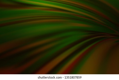 Dark Yellow vector blurred shine abstract template. Glitter abstract illustration with gradient design. Background for a cell phone.