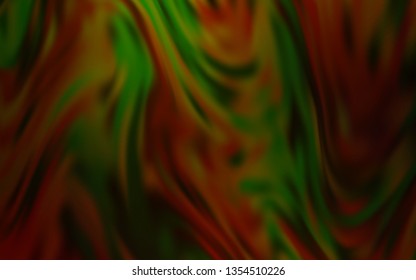 Dark Yellow vector blurred shine abstract template. Colorful illustration in abstract style with gradient. New style for your business design.