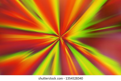 Dark Yellow vector blurred shine abstract background. A completely new colored illustration in blur style. Blurred design for your web site.