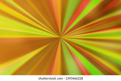 Dark Yellow vector blurred shine abstract template. Colorful abstract illustration with gradient. New style for your business design.
