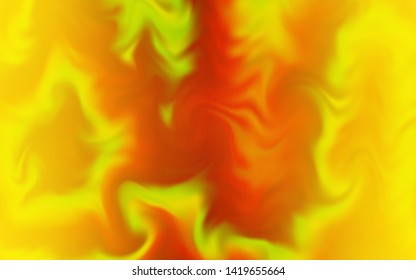 Dark Yellow vector blurred shine abstract texture. Colorful abstract illustration with gradient. Completely new design for your business.