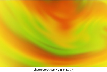 Dark Yellow vector blurred shine abstract template. Modern abstract illustration with gradient. Elegant background for a brand book.
