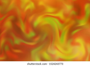 Dark Yellow vector blurred shine abstract texture. Colorful illustration in abstract style with gradient. New design for your business.