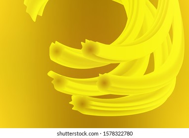 Dark Yellow vector blurred shine abstract background. An elegant bright illustration with gradient. Background for a cell phone.
