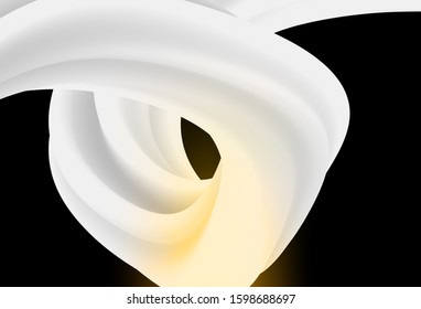 Dark Yellow vector blurred shine abstract texture. Glitter abstract illustration with gradient design. New style for your business design.