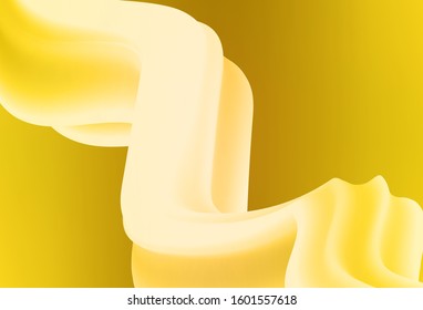 Dark Yellow vector blurred shine abstract texture. Abstract colorful illustration with gradient. Elegant background for a brand book.