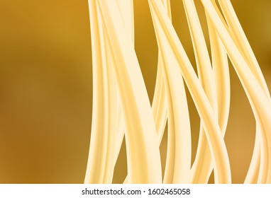 Dark Yellow vector blurred shine abstract background. Creative illustration in halftone style with gradient. New style for your business design.
