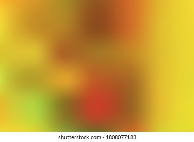 Dark Yellow vector blurred shine abstract background. Abstract colorful illustration with gradient. Completely new design for your business.