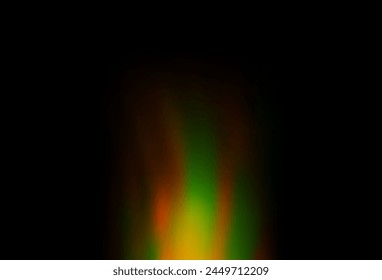 Dark Yellow vector blurred shine abstract template. New colored illustration in blur style with gradient. Smart design for your work.