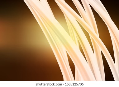 Dark Yellow vector blurred template. Shining colorful illustration in smart style. The best blurred design for your business.