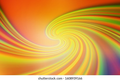 Dark Yellow vector blurred template. A completely new colored illustration in blur style. Background for a cell phone.