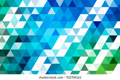 Dark Yellow vector blurry triangle background. A vague abstract illustration with gradient. Triangular pattern for your business design.