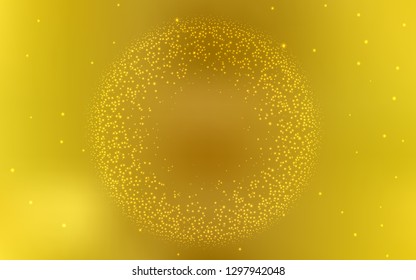 Dark Yellow vector colorful abstract background. Modern abstract illustration with gradient. New design for your business.