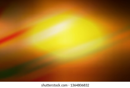 Dark Yellow vector colorful abstract background. An elegant bright illustration with gradient. Completely new design for your business.