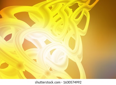 Dark Yellow vector colorful abstract background. Colorful illustration in abstract style with gradient. Completely new design for your business.