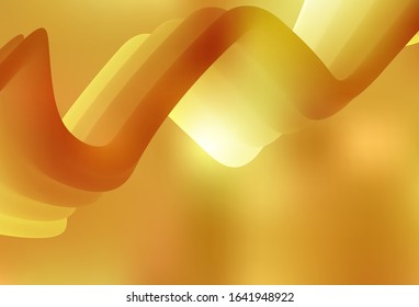 Dark Yellow vector colorful abstract background. Modern abstract illustration with gradient. Background for designs.
