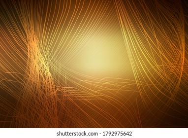 Dark Yellow vector colorful abstract texture. Colorful abstract illustration with gradient. Smart design for your work.
