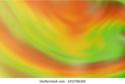 Dark Yellow vector colorful blur backdrop. Glitter abstract illustration with gradient design. New style design for your brand book.