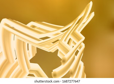 Dark Yellow vector colorful blur backdrop. Colorful abstract illustration with gradient. New design for your business.