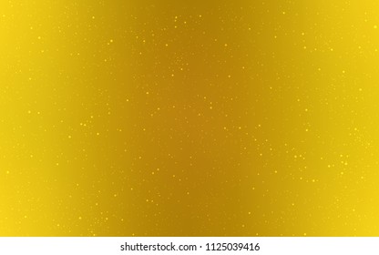 Dark Yellow vector cover with astronomical stars. Shining illustration with sky stars on abstract template. Best design for your ad, poster, banner.