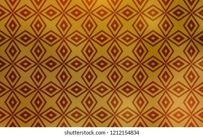 Dark Yellow vector cover in polygonal style. Modern abstract illustration with colorful rectangles. Pattern for busines ad, booklets, leaflets