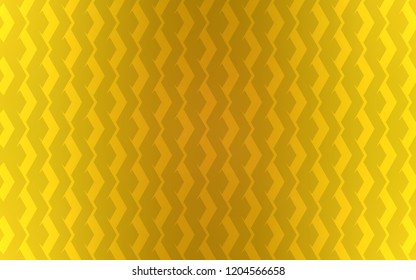 Dark Yellow vector cover with stright stripes. Modern geometrical abstract illustration with Lines. Pattern for ad, booklets, leaflets.