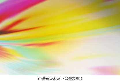 Dark Yellow vector glossy abstract layout. Abstract colorful illustration with gradient. Smart design for your work.