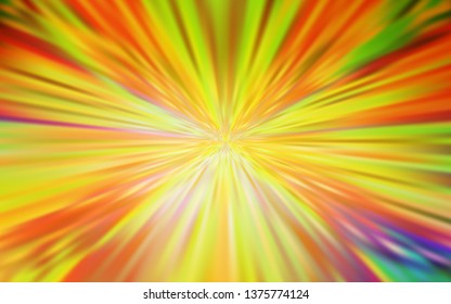 Dark Yellow vector glossy abstract backdrop. Abstract colorful illustration with gradient. Elegant background for a brand book.